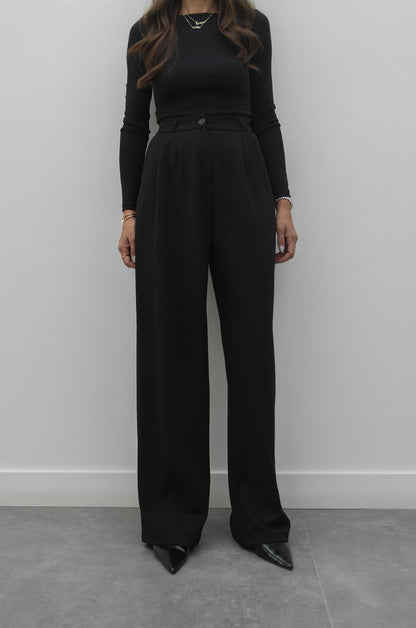 SIYAH OSCAR PALAZZO PANTOLON