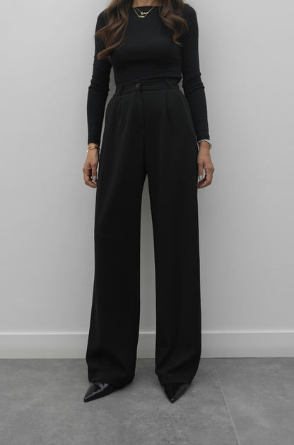 SIYAH OSCAR PALAZZO PANTOLON