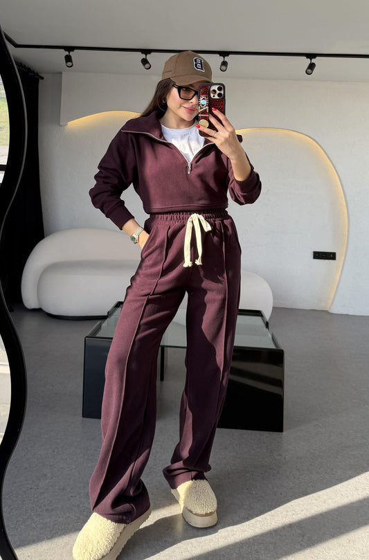 Soelle Mürdüm Selanik Kumaş Üçlü Takım