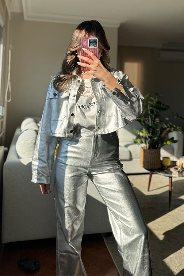 Stephin Silver Ceket Pantolon Takım