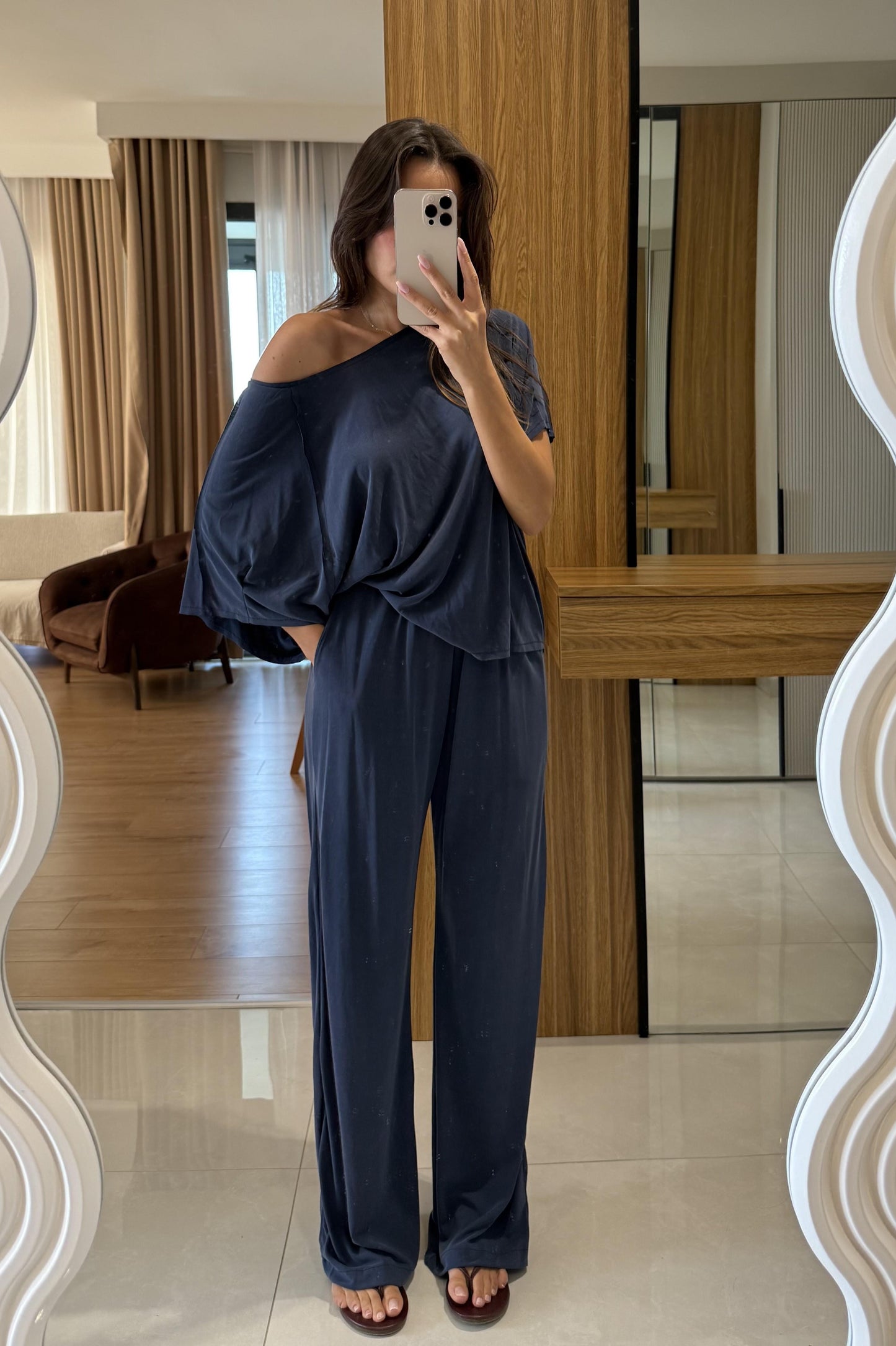 Steys Lacivert Modal Takım