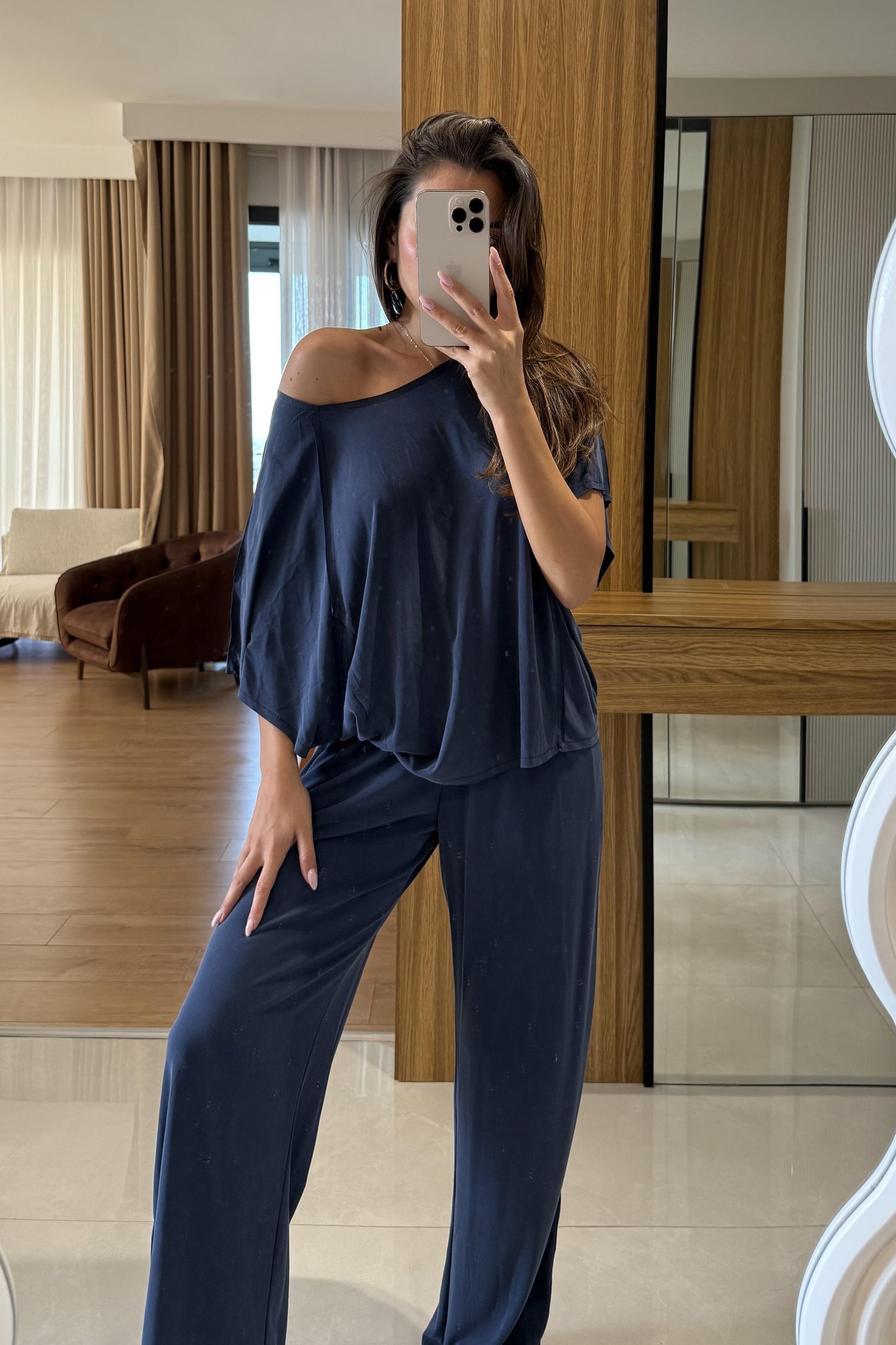 Steys Lacivert Modal Takım