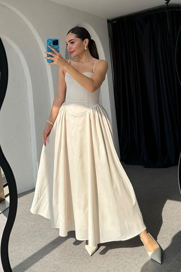 Suzy Balenli Tasarım Çan Elbise