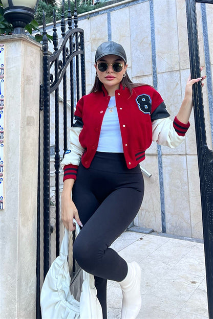 Tailly weijl kırmızı bomber ceket