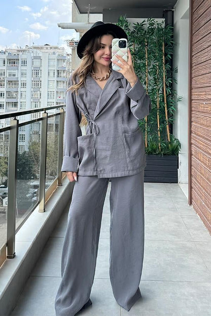 Today Tensel Bağlamalı Takım - Füme