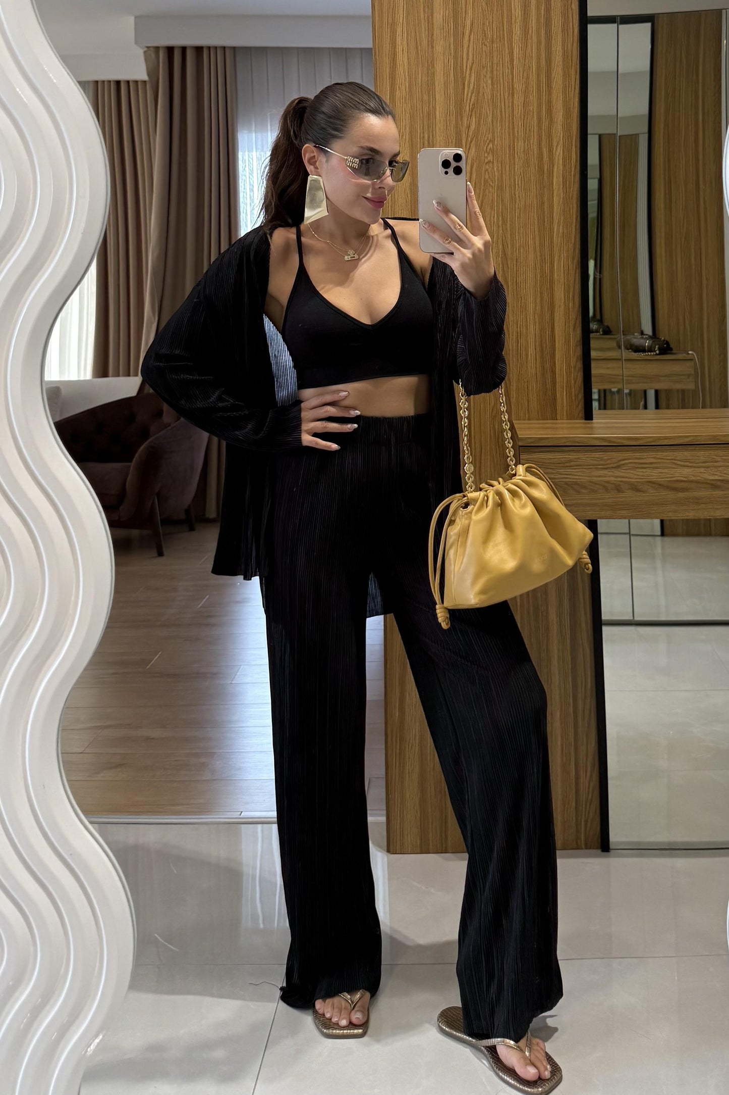 Valentina Siyah Kırinkıl İkili Takım