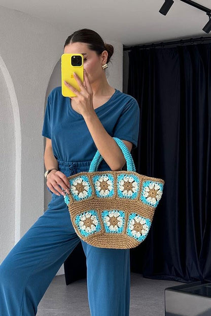 Venti Modal Kumaş Takım -Petrol Mavi