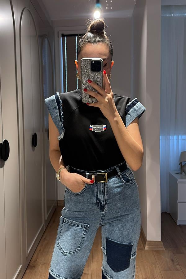 Violet Kot Karışım Tasarım Takım - Mavi