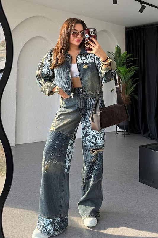 Vitali Tasarım Denim Takım