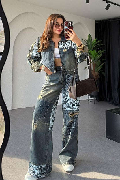 Vitali Tasarım Denim Takım