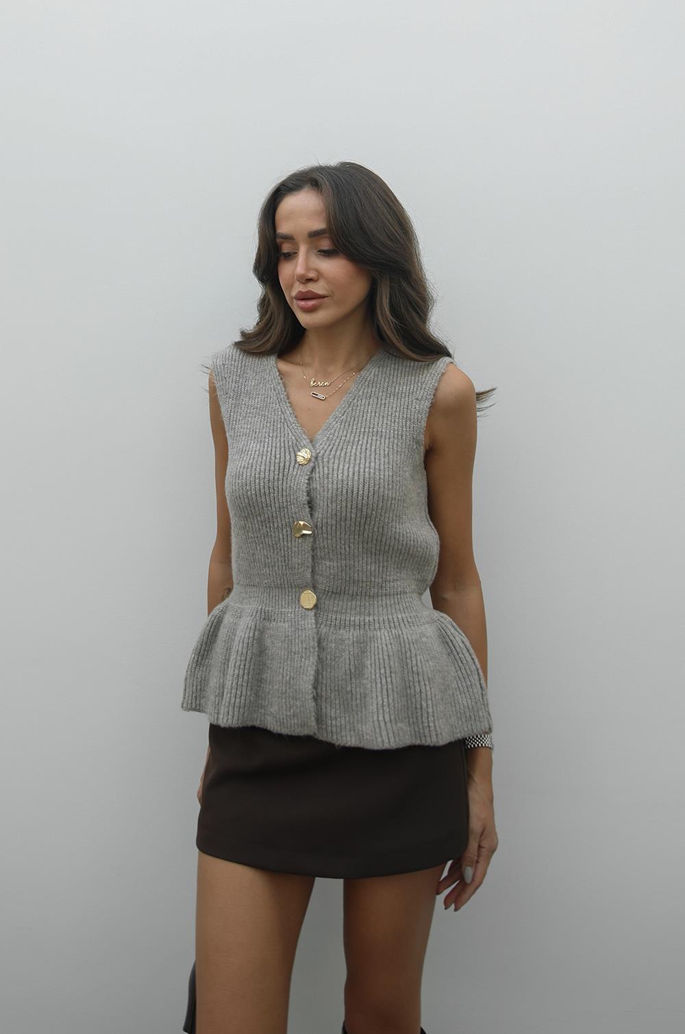 VIZON BELINDEN VOLANLI TRIKO YELEK