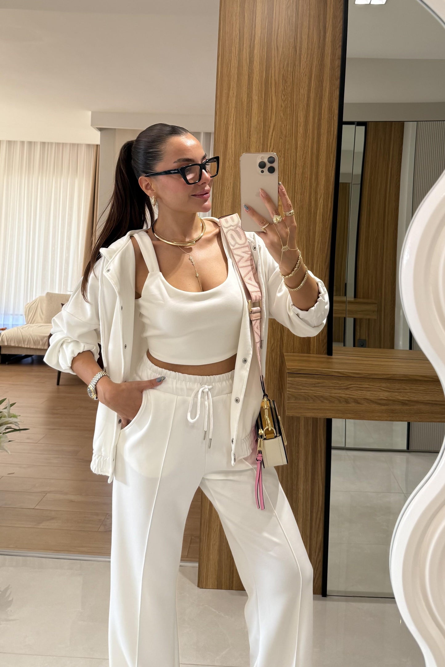 Walkman Beyaz Üçlü Takım