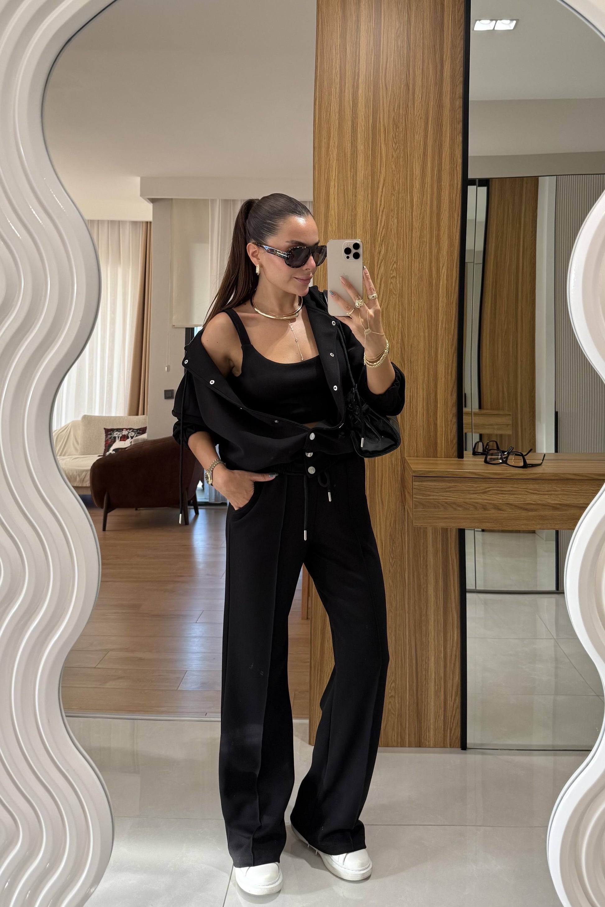 Walkman Siyah Üçlü Takım