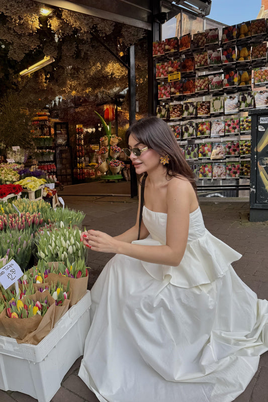 Wallen Ekru Kloş Etekli Premium Takım