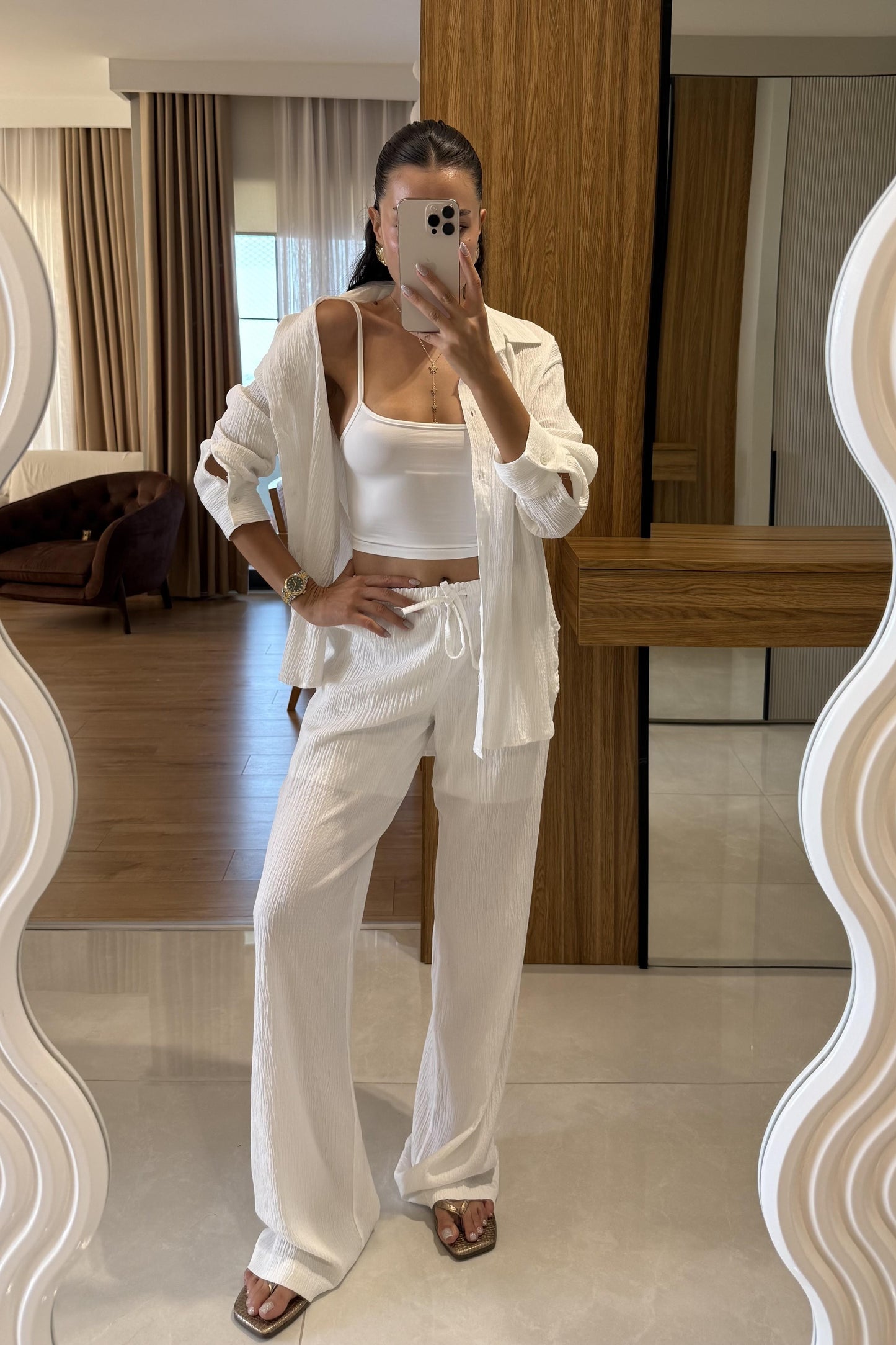 Wanted Beyaz Krinkıl Takım