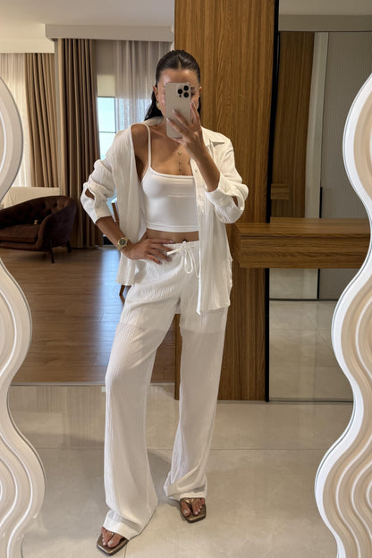 Wanted Beyaz Krinkıl Takım