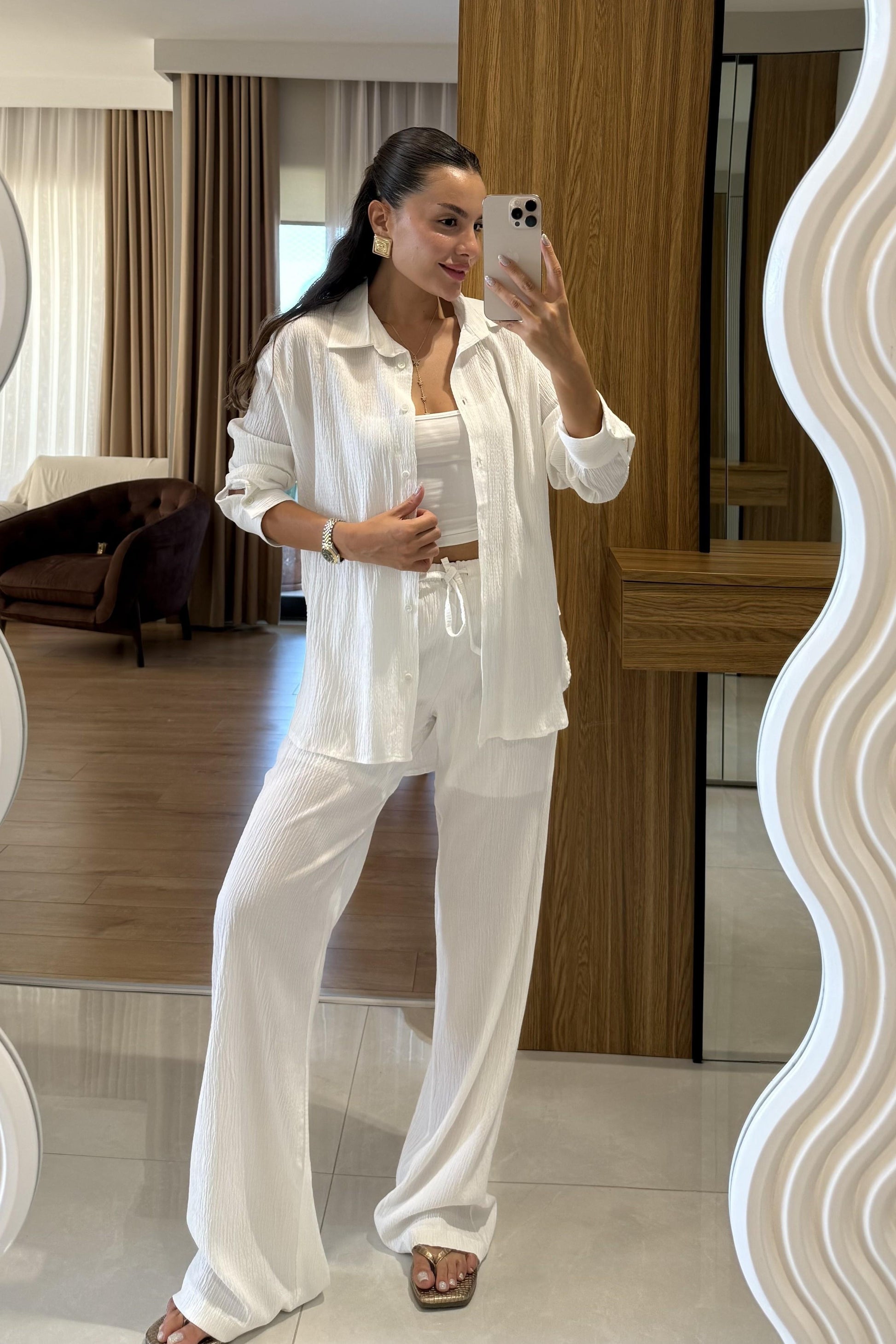 Wanted Beyaz Krinkıl Takım