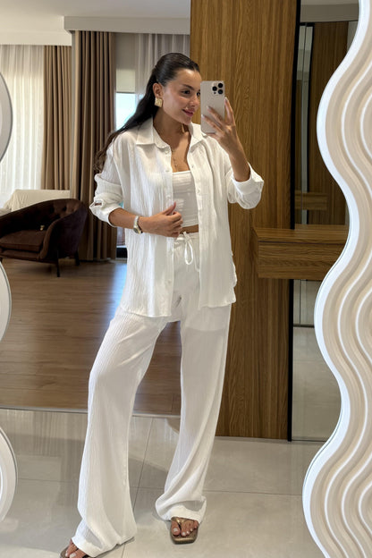 Wanted Beyaz Krinkıl Takım