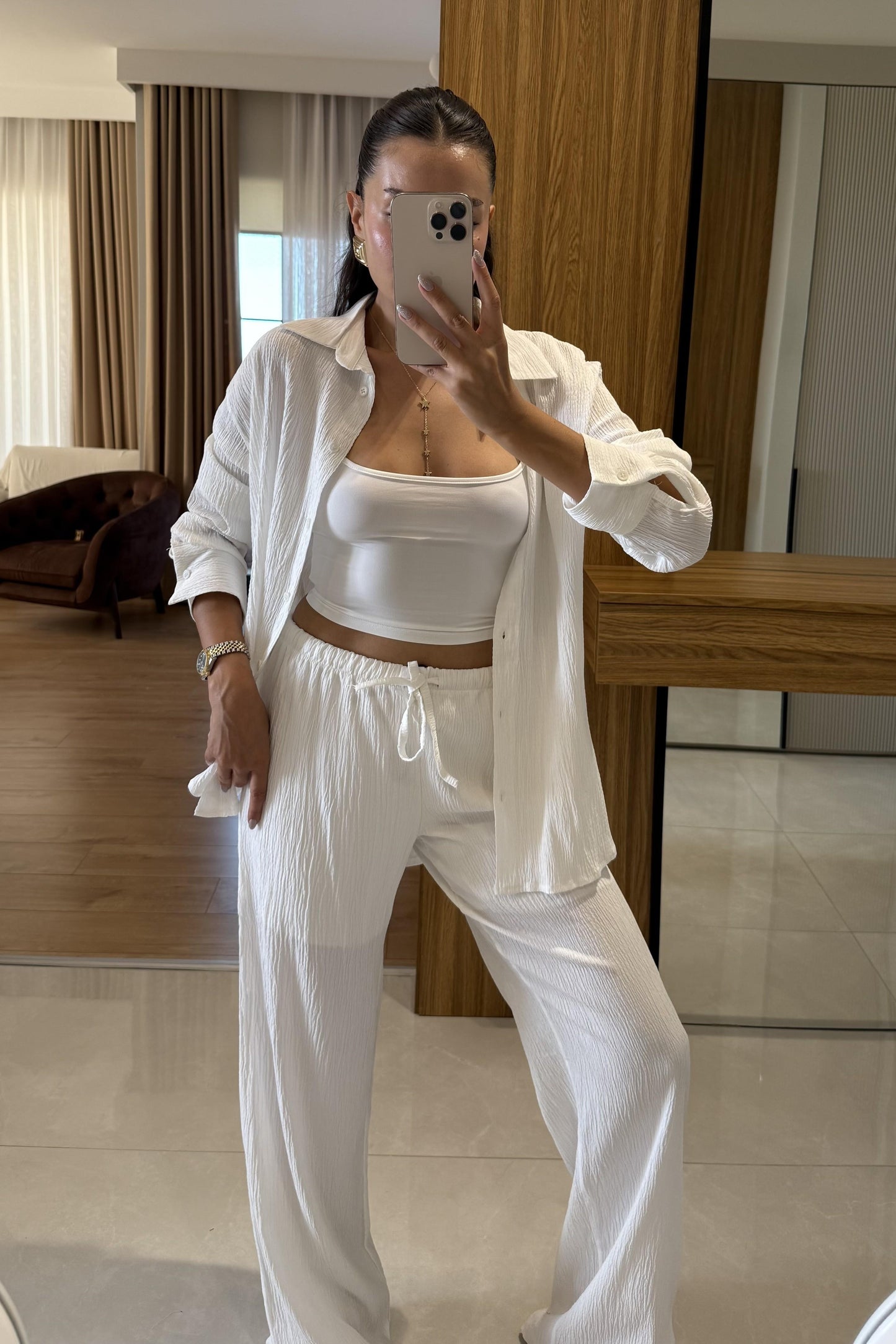 Wanted Beyaz Krinkıl Takım