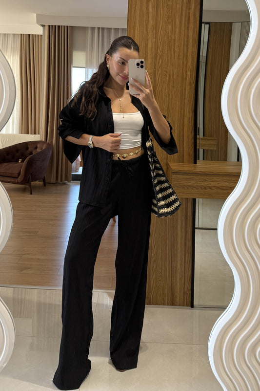 Wanted Siyah Krinkıl Takım