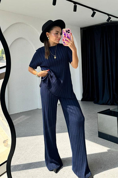 Warrior Fitilli Lacivert İkili Takım