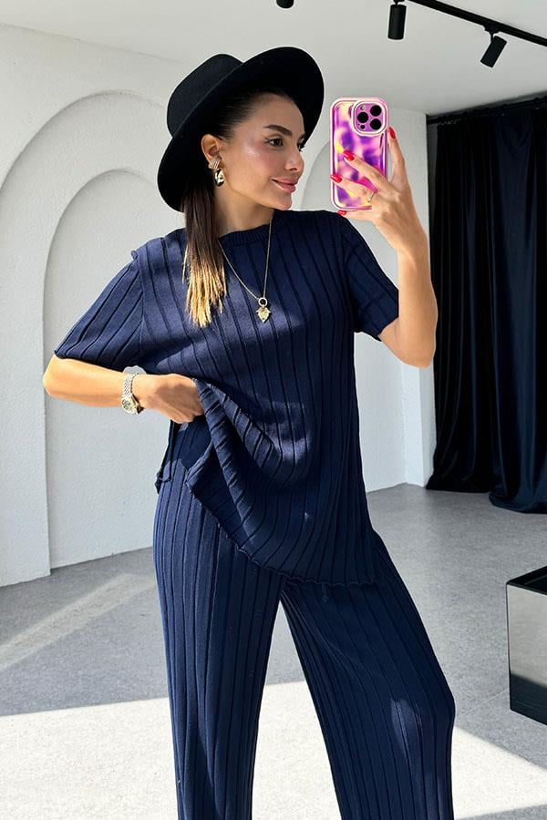 Warrior Fitilli Lacivert İkili Takım