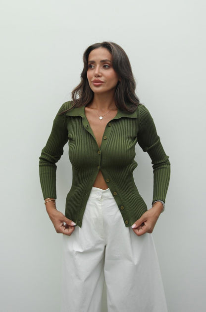 YEŞIL POLO YAKA HIRKA