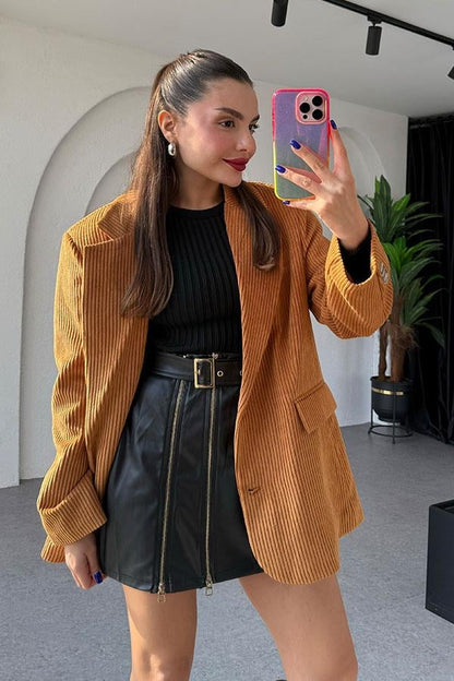 Ysabella Hardal Kadife Ceket