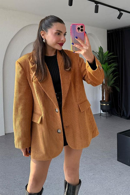 Ysabella Hardal Kadife Ceket