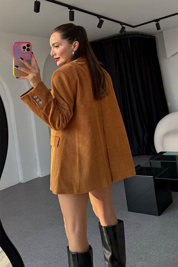 Ysabella Hardal Kadife Ceket